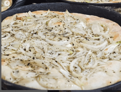 Prepizza de Cebolla